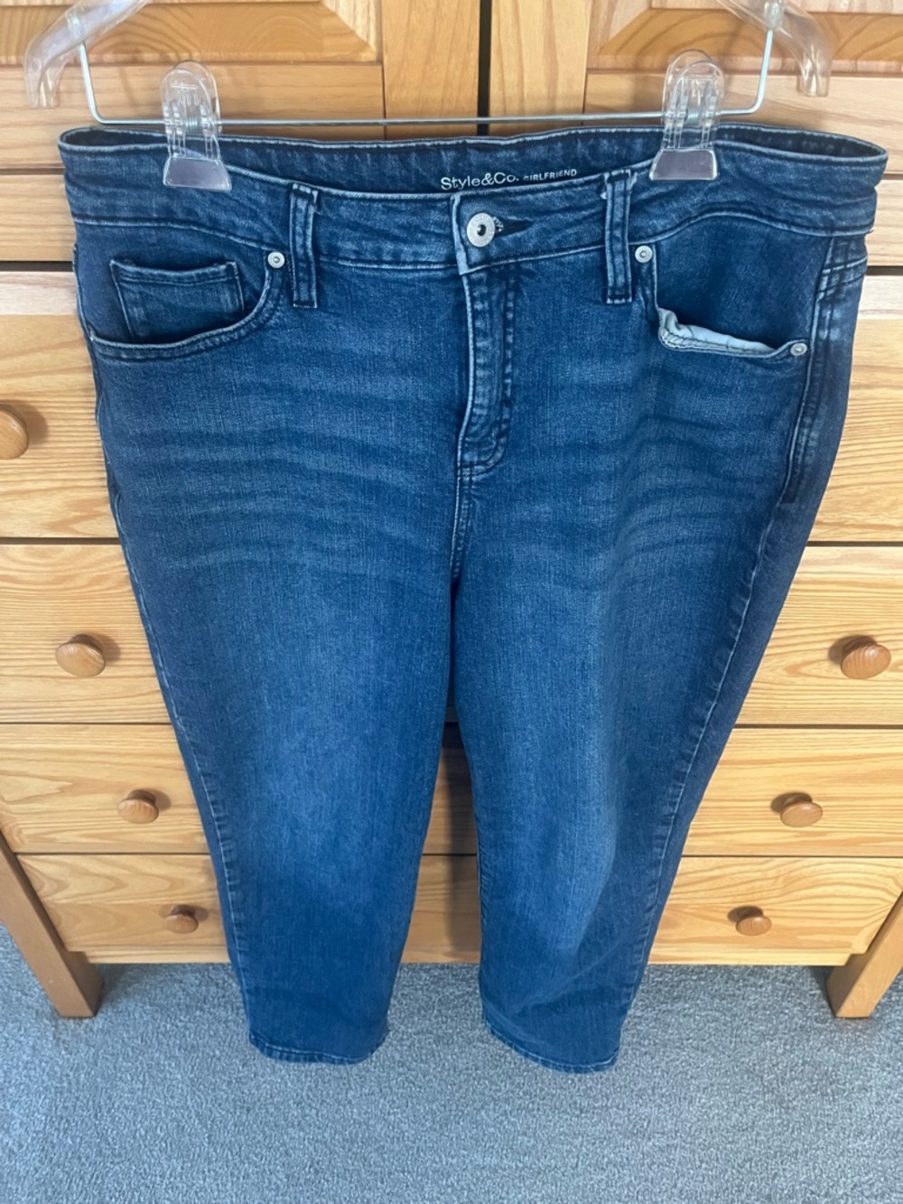 Style & Co. Blue Girlfriend Jeans 12P